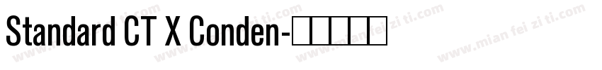 Standard CT X Conden字体转换